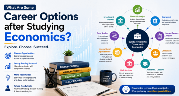 What Are Some Career Options after Studying Economics?