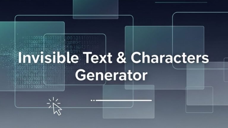 Top 10 Creative Ways to Use Invisible Characters in Gaming Usernames