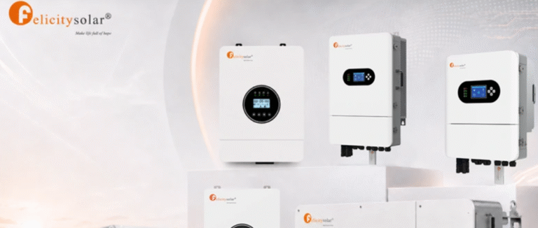 solar and battery setup